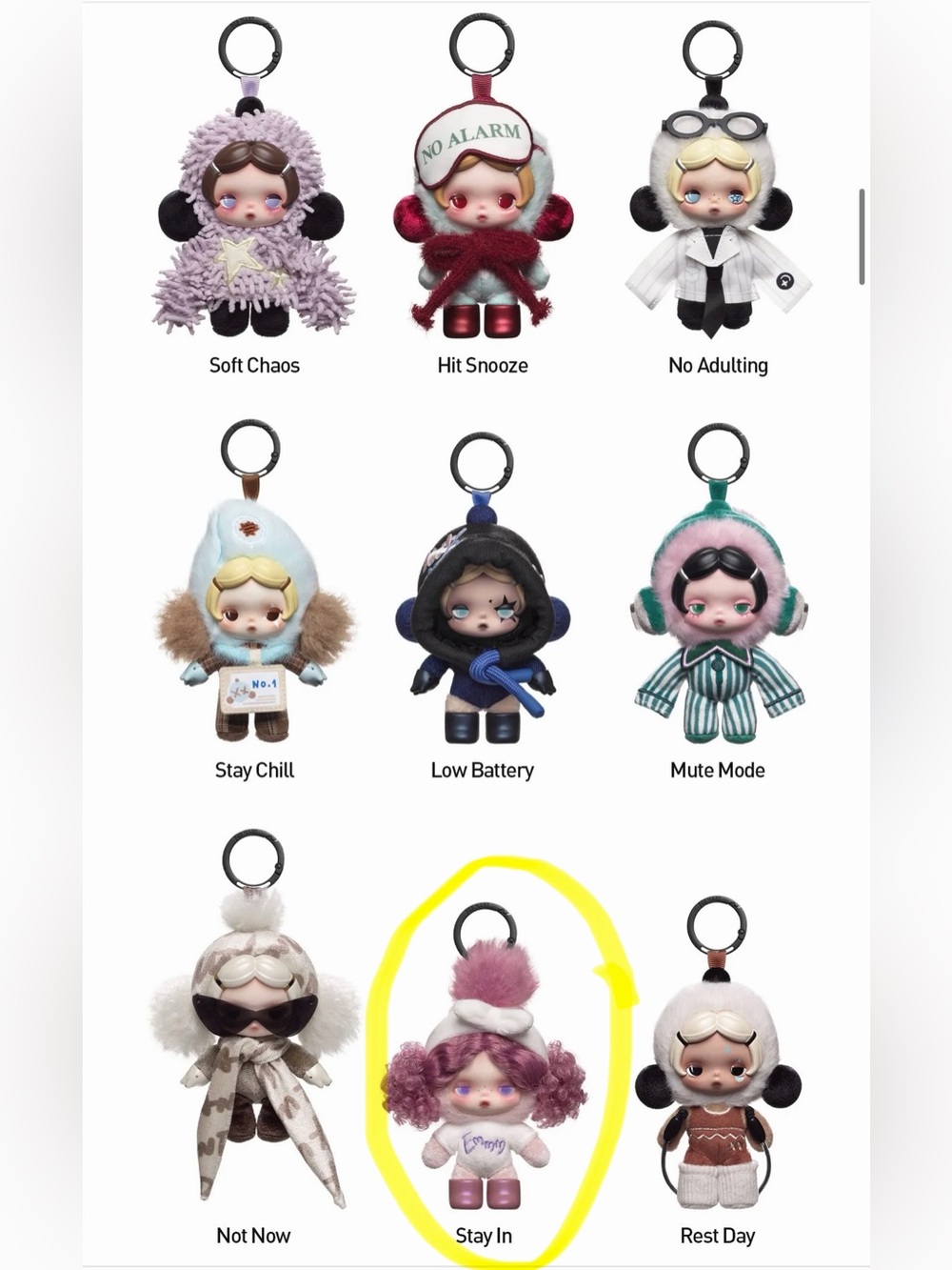 Popmart SKULLPANDA Off Mode Series Plush Doll
Pendant - Picture 3 of 7